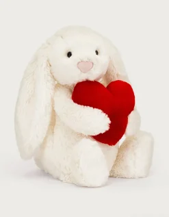 Jellycat Bashful Bunny Red Love Heart