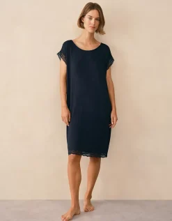Jersey Lace Hem Nightdress
