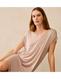 Jersey Lace Hem Nightdress