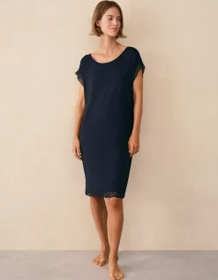 Jersey Lace Hem Nightdress