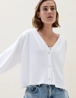 Jersey Linen Lightweight Cardigan