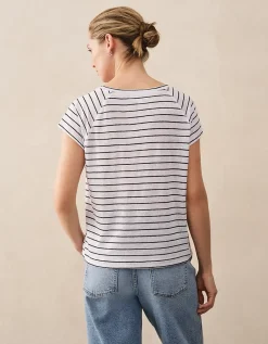 Jersey Linen Stripe Baby Tee