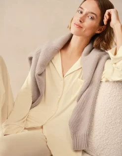 Jersey Relaxed Piped Pyjama Set