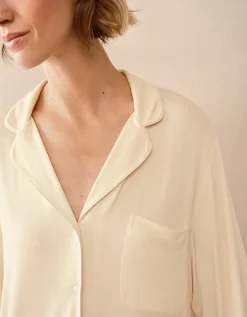 Jersey Relaxed Piped Pyjama Set