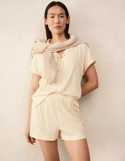 Jersey Ribbed Boxy Shortie Pyjama Set