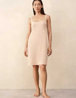 Jersey Ribbed Mesh Trim Nightie
