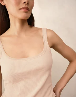 Jersey Ribbed Mesh Trim Shortie Pyjama Set