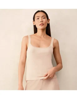 Jersey Ribbed Mesh Trim Shortie Pyjama Set