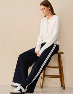 Jersey Side Stripe Trousers