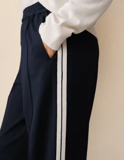 Jersey Side Stripe Trousers