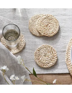 Jute Woven Coasters – Set of 4