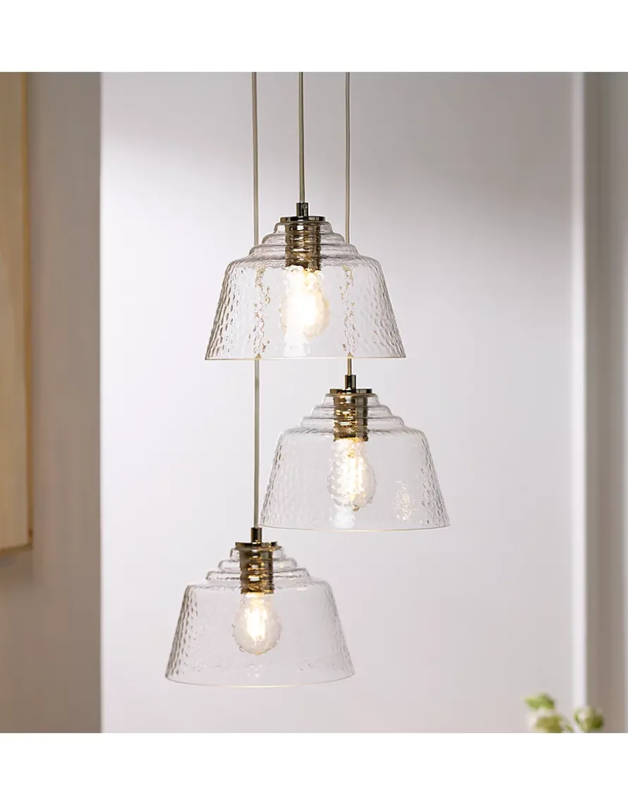 Lansdown Glass Triple Pendant