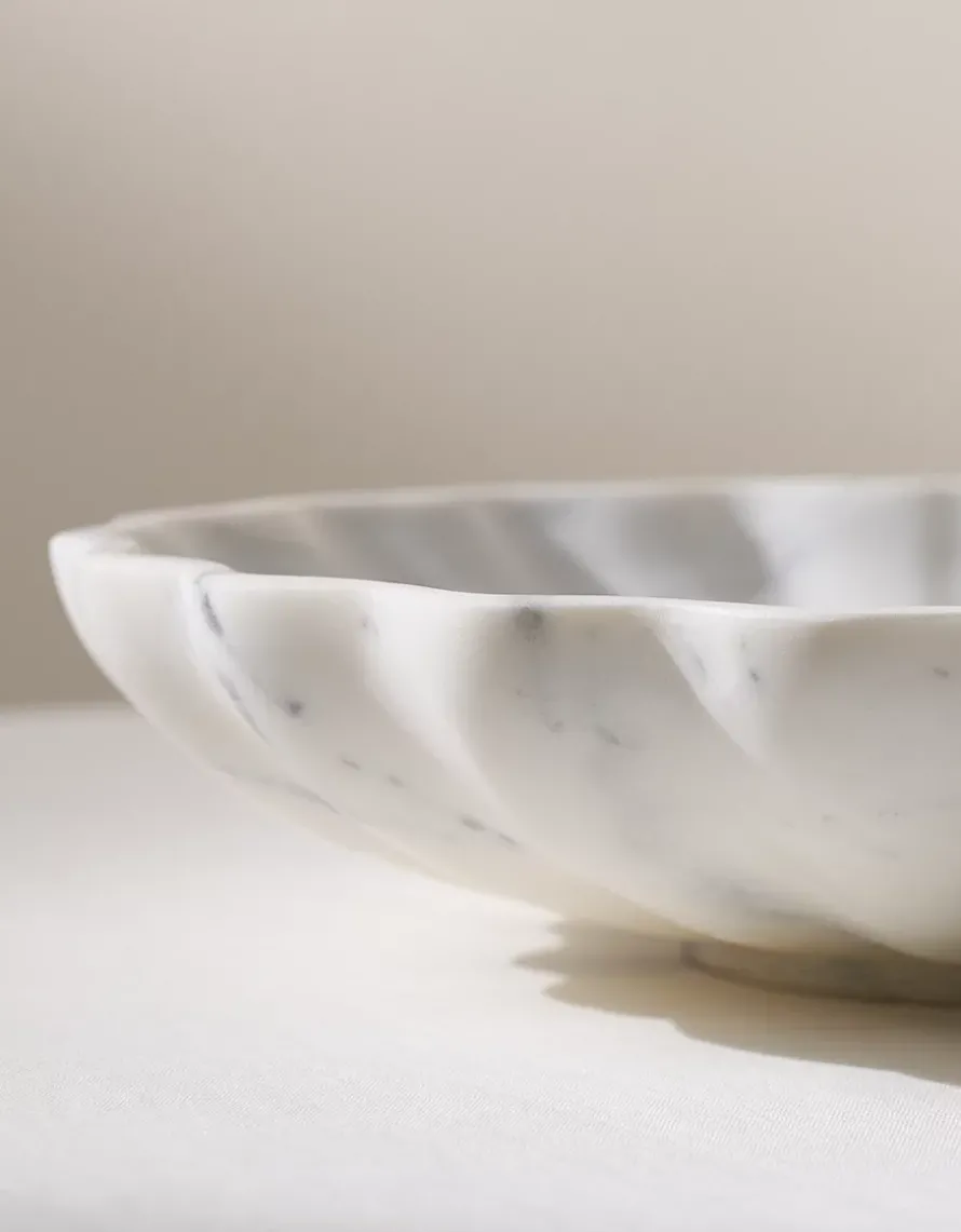 Larton Large Scalloped Bowl