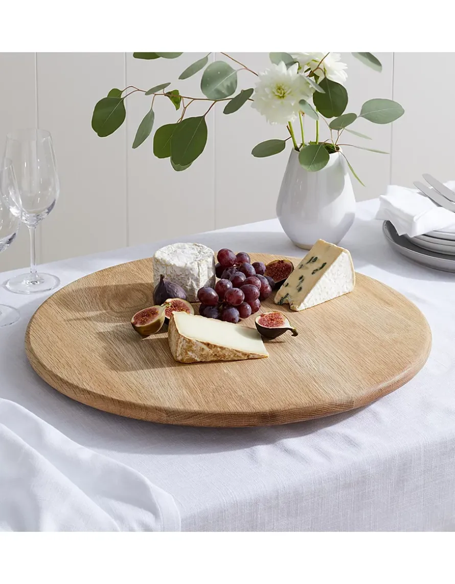 Lazy Susan Wooden Oak Board