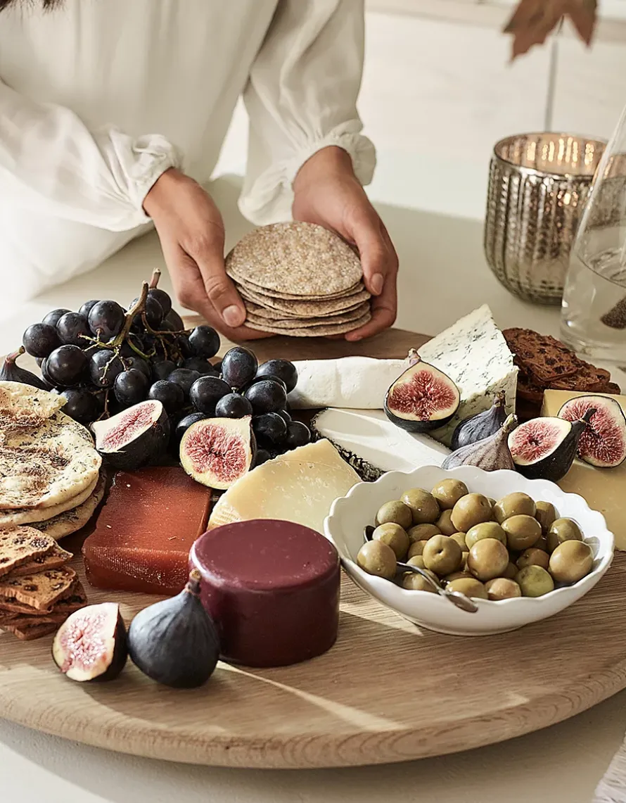 Lazy Susan Wooden Oak Board