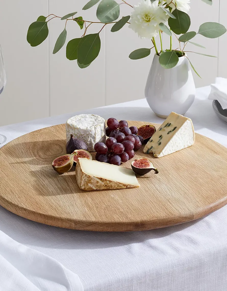 Lazy Susan Wooden Oak Board