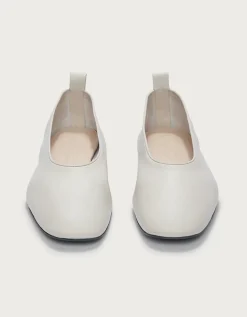Leather High Vamp Ballet Shoes