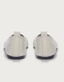 Leather High Vamp Ballet Shoes