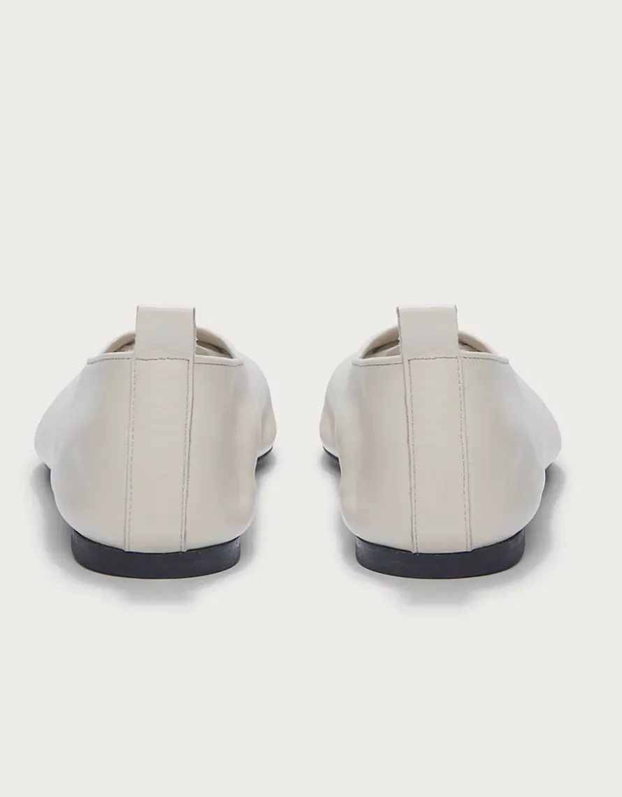 Leather High Vamp Ballet Shoes