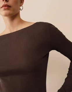 Lightweight Layering Top With Cashmere