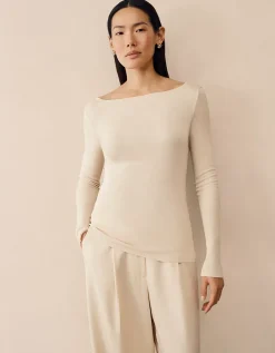 Lightweight Layering Top With Cashmere