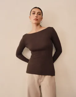 Lightweight Layering Top With Cashmere