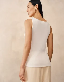 Lightweight Layering Vest With Cashmere