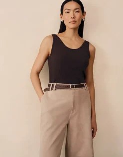 Lightweight Layering Vest With Cashmere