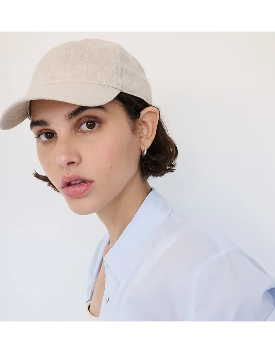 Linen Baseball Cap