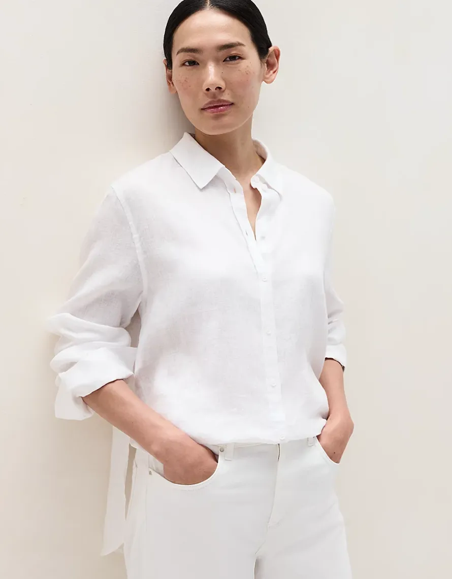 Linen Boyfriend Shirt