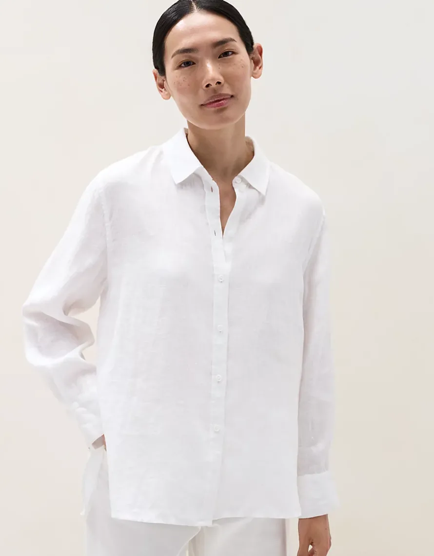 Linen Boyfriend Shirt