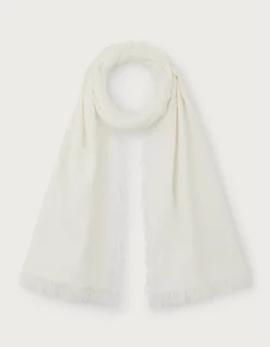 Linen Cotton Irregular Slub Scarf