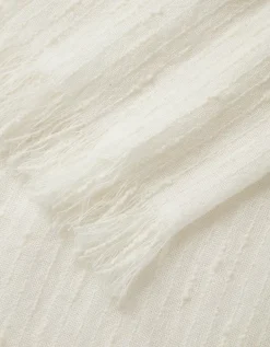 Linen Cotton Irregular Slub Scarf