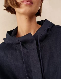 Linen Cropped Parka
