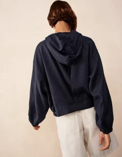 Linen Cropped Parka