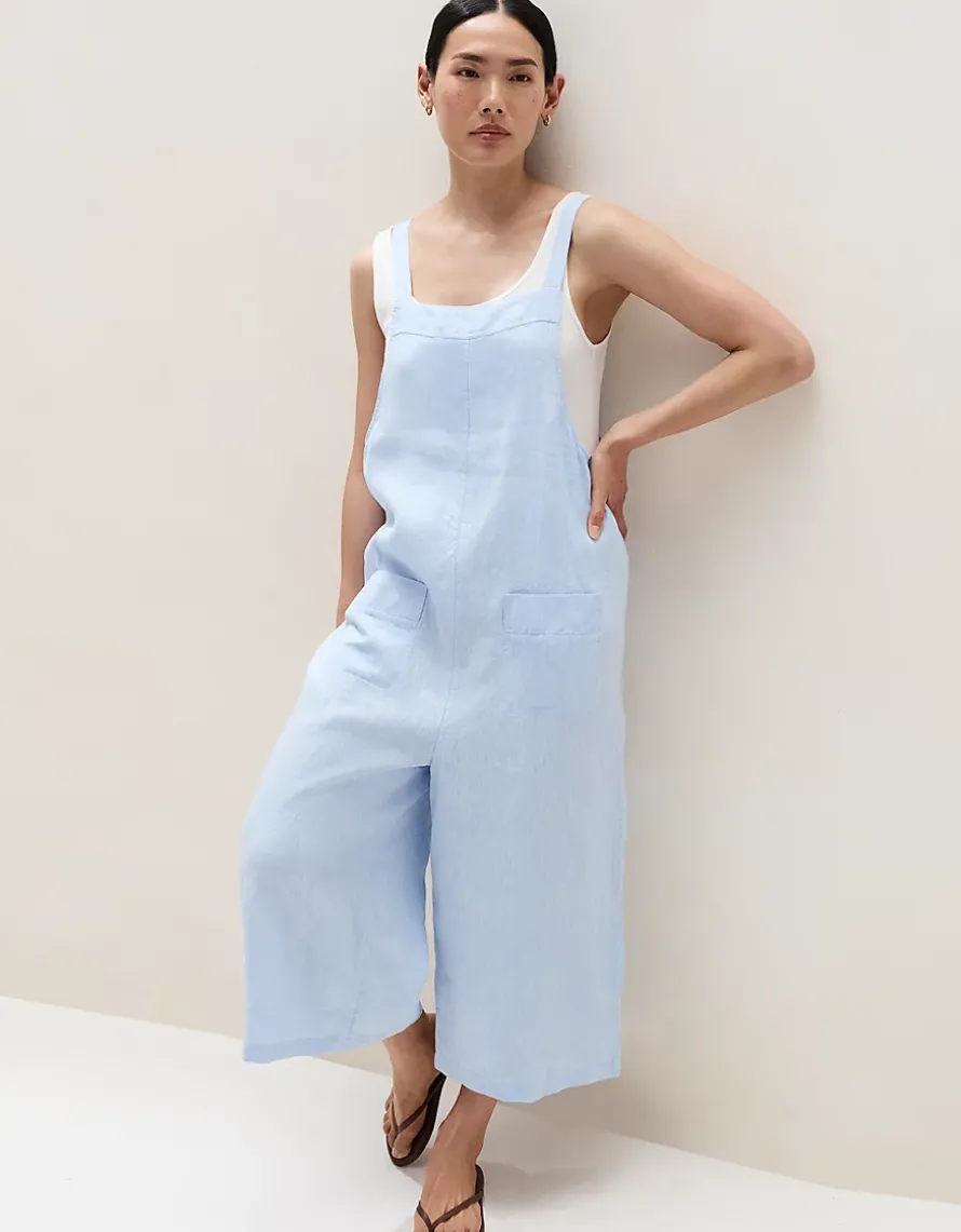 Linen Dungarees