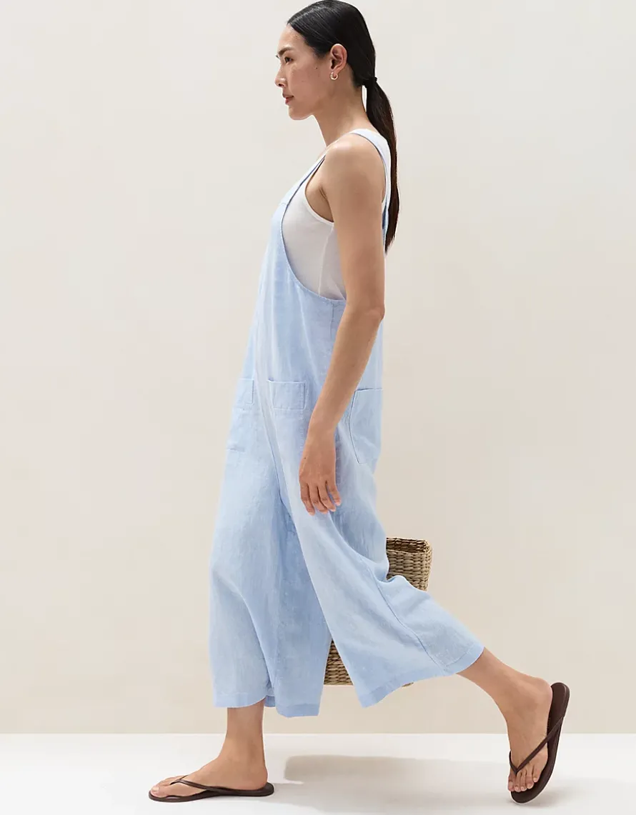 Linen Dungarees