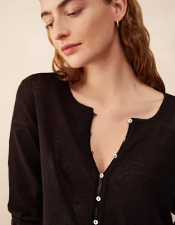 Linen Rich Cardigan