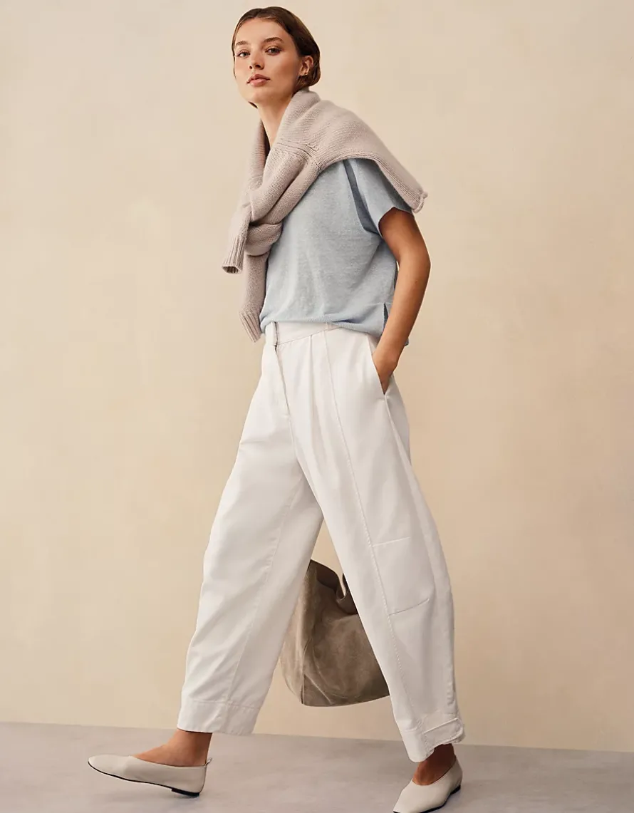 Linen Rich Knitted T-shirt
