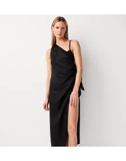 Linen Sarong Beach Midi Dress