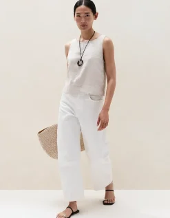 Linen Shell Top