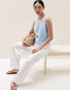 Linen Shell Top