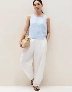 Linen Shell Top