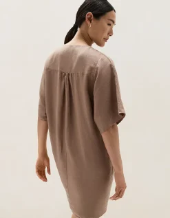 Linen Shift Dress