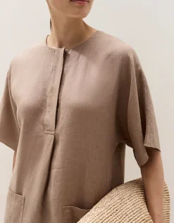Linen Shift Dress