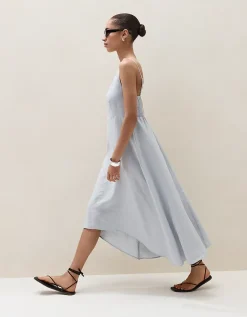 Linen Strappy Dress