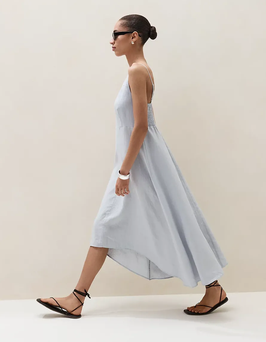 Linen Strappy Dress