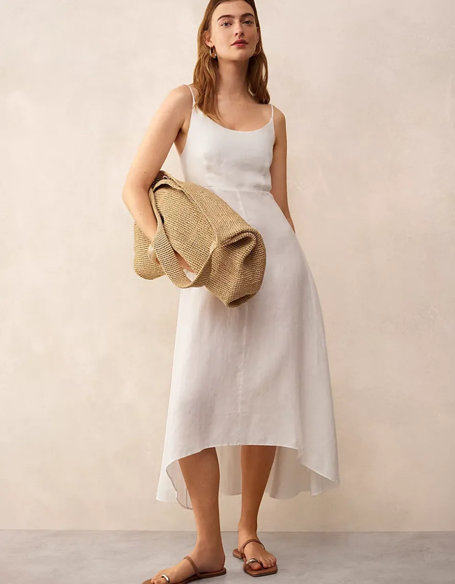Linen Strappy Dress