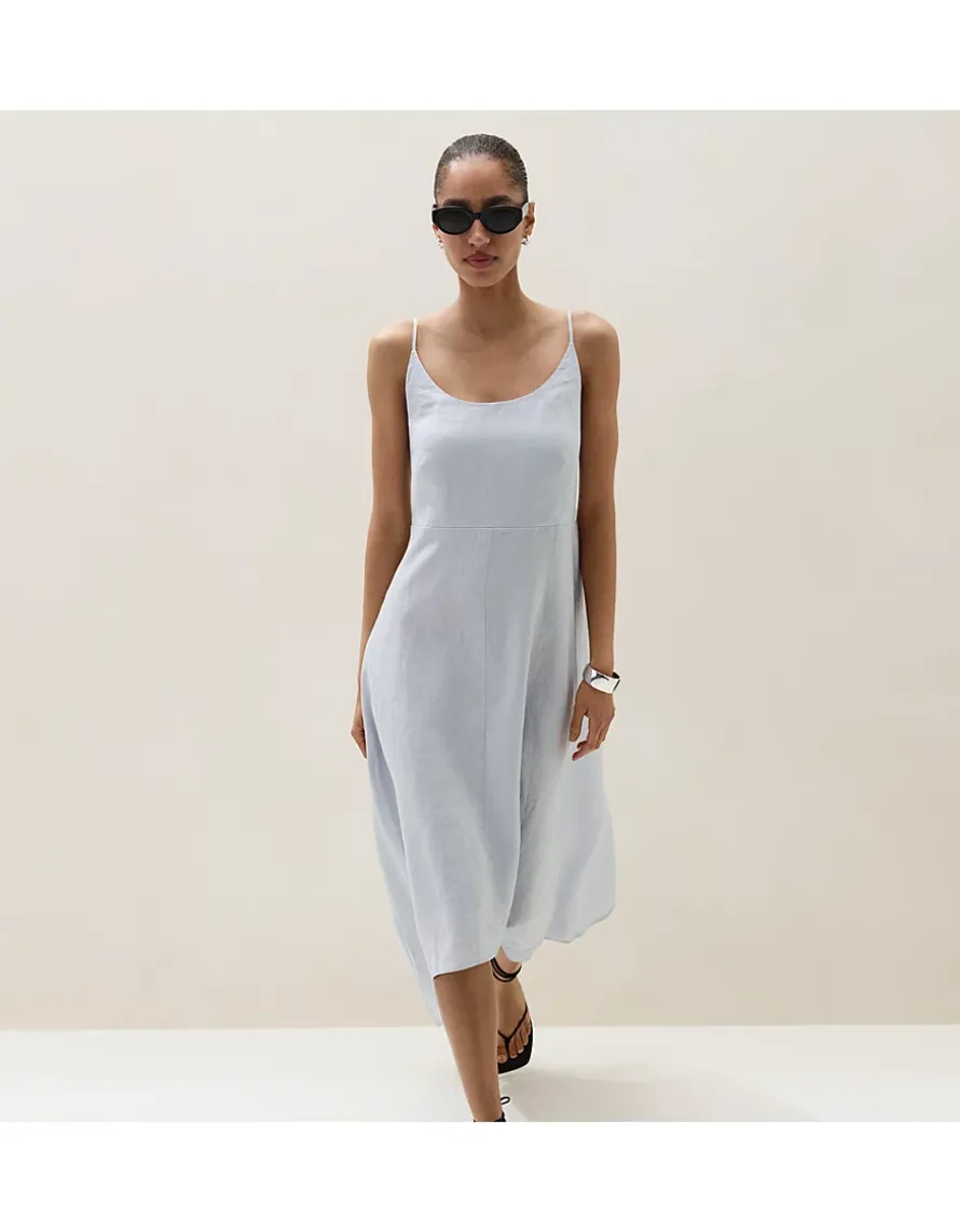 Linen Strappy Dress