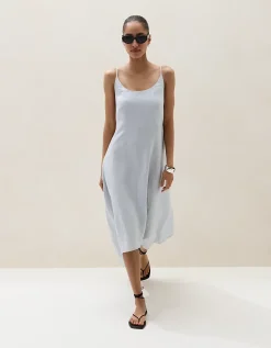 Linen Strappy Dress